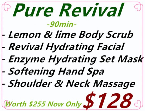 Pure Revival 90min Package