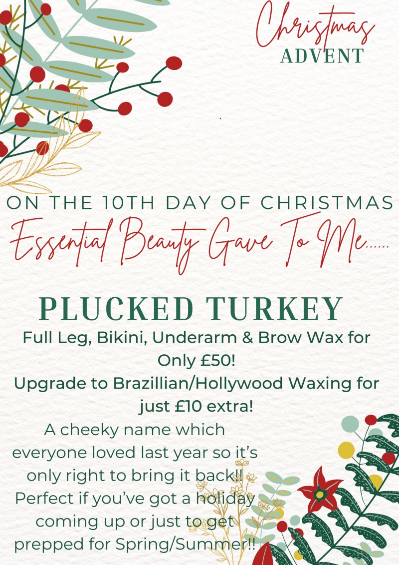 Plucked Turkey - Waxing Package