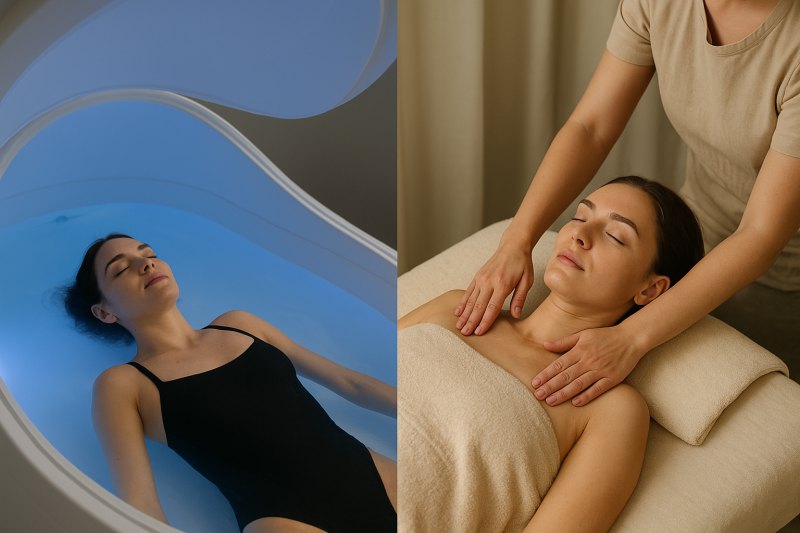 60-Minute Float Therapy w/ Lymphatic Drainage Massage
