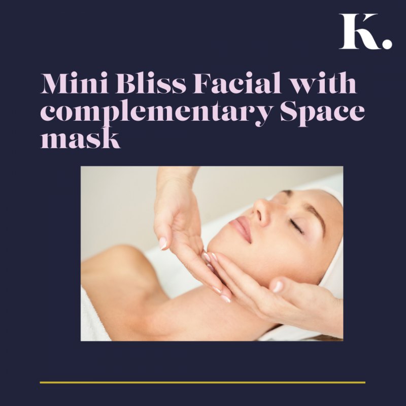 Mini Bliss Facial with complementary Space mask