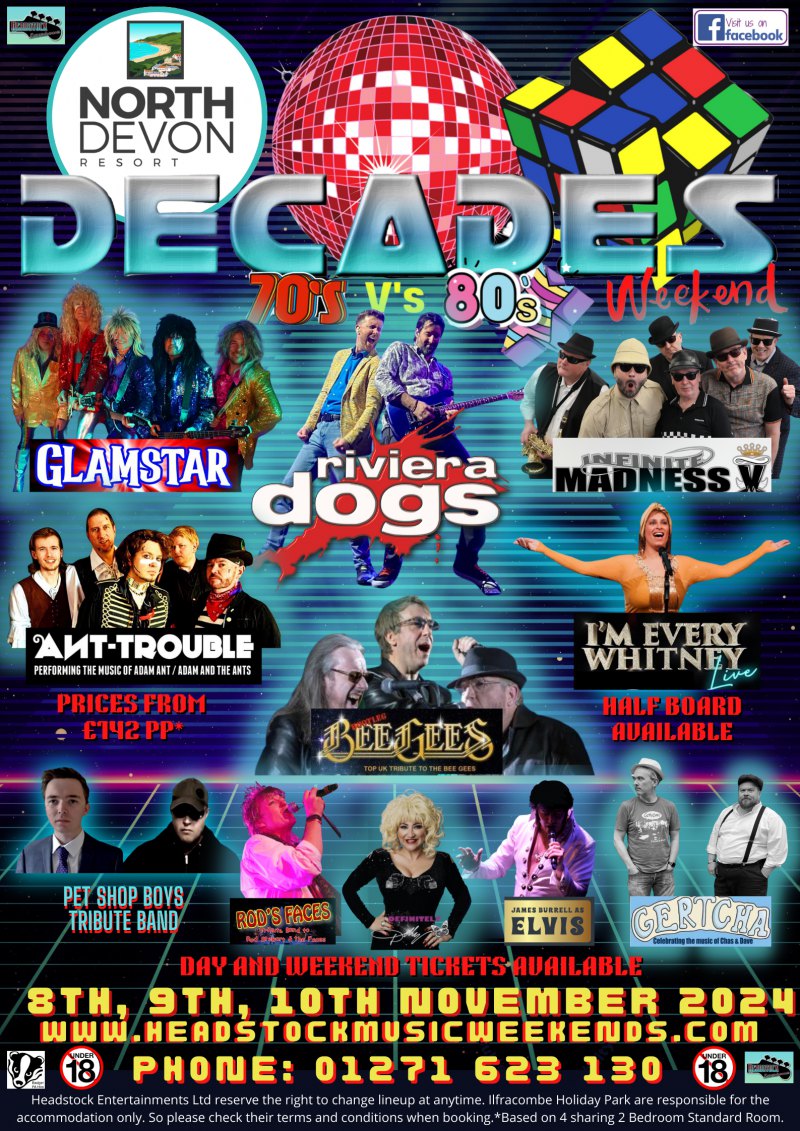 Decades Weekend 70s and 80s (WEEKEND TICKETS)