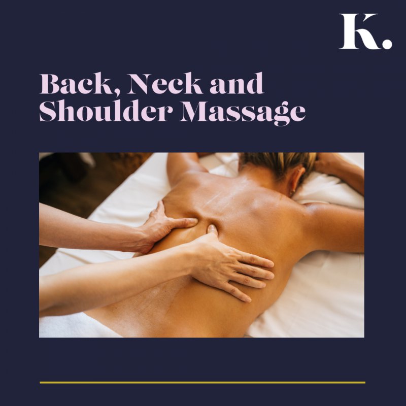 Back Neck and Shoulder Massage (plus foot scrub)