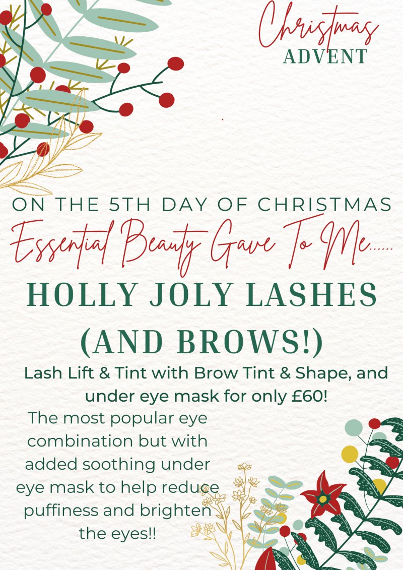 Holly Jolly Lashes & Brows! Lash Lift & Brows!
